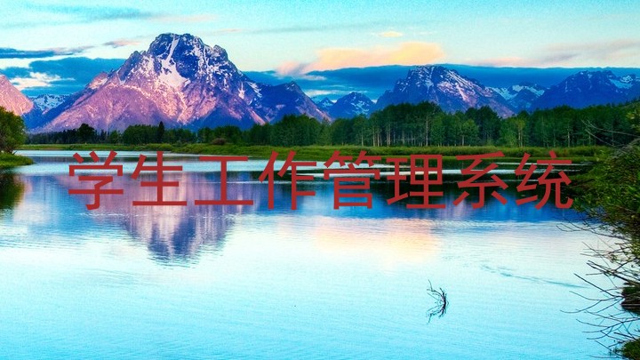 学生工作管理系统