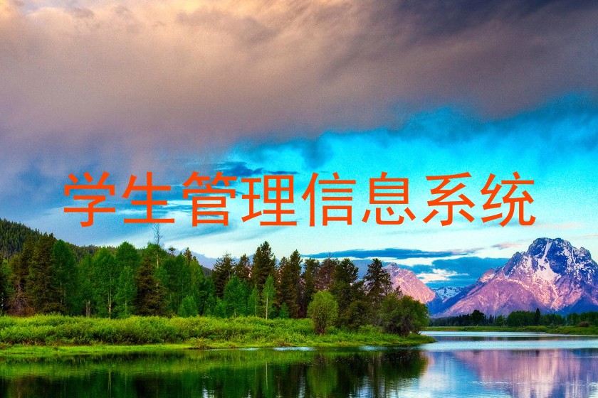 学生管理信息系统