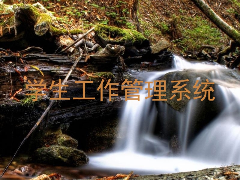 学生工作管理系统