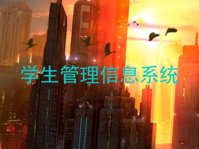 学生管理信息系统