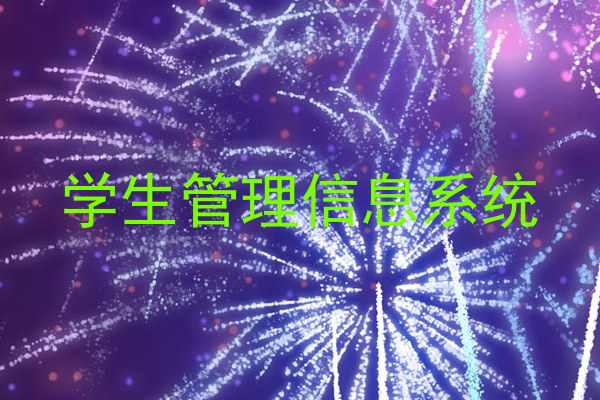 学生管理信息系统