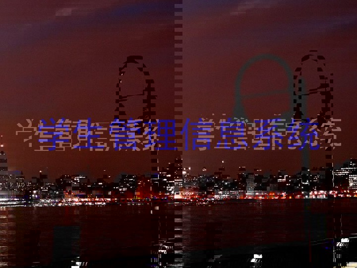 学生管理信息系统