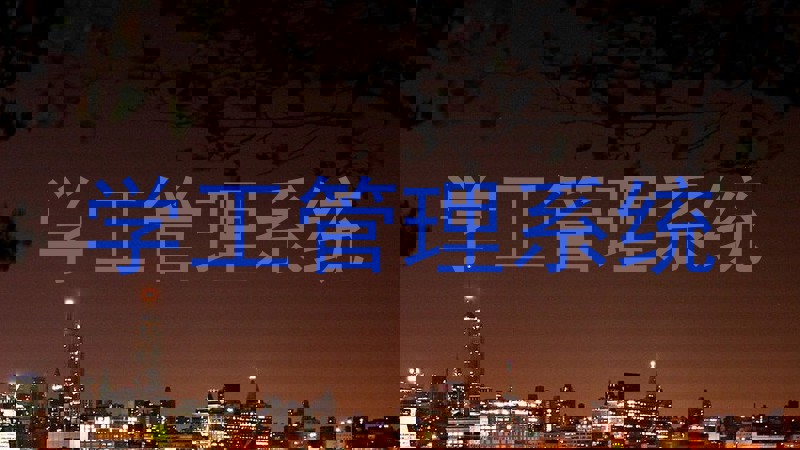 学工管理系统