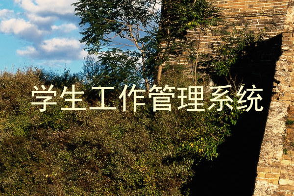 学生工作管理系统