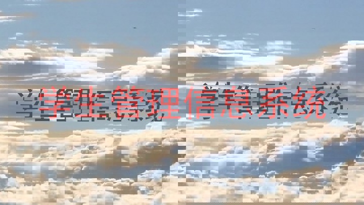 学生管理信息系统