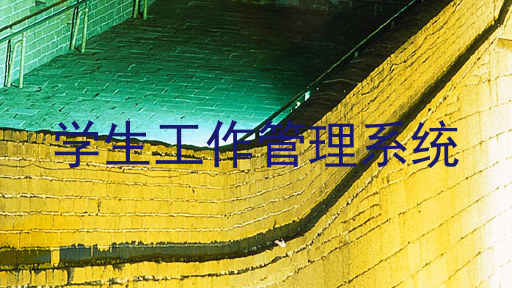学生工作管理系统