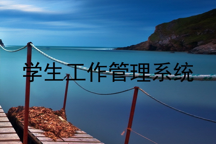 学生工作管理系统