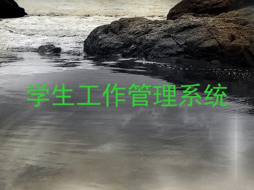 学生工作管理系统