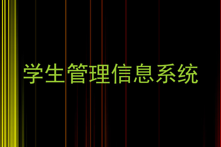 学生管理信息系统