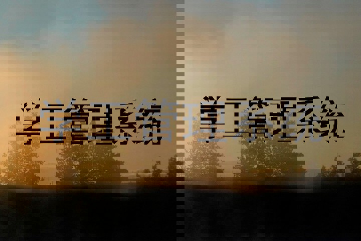 学工管理系统