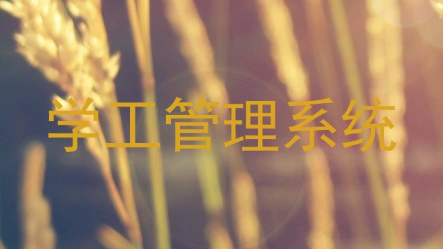 学工管理系统