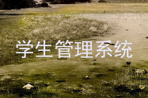 学生管理系统