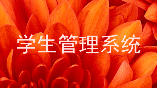 学生管理系统