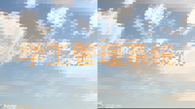 学工管理系统