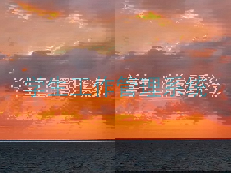 学生工作管理系统
