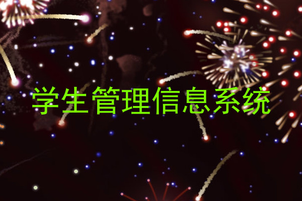 学生管理信息系统