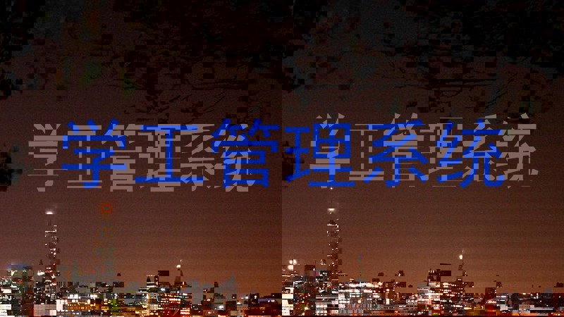 学工管理系统