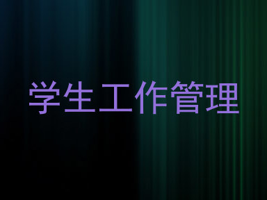 学生工作管理
