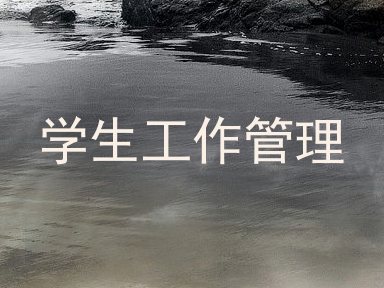 学生工作管理