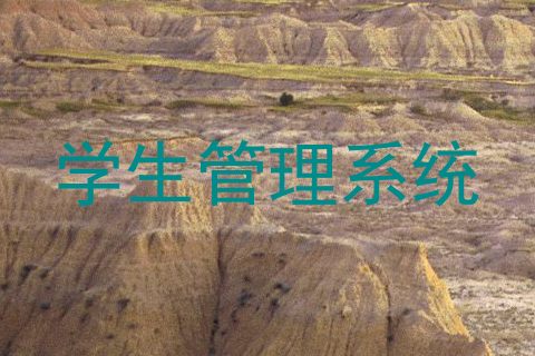 学生管理系统