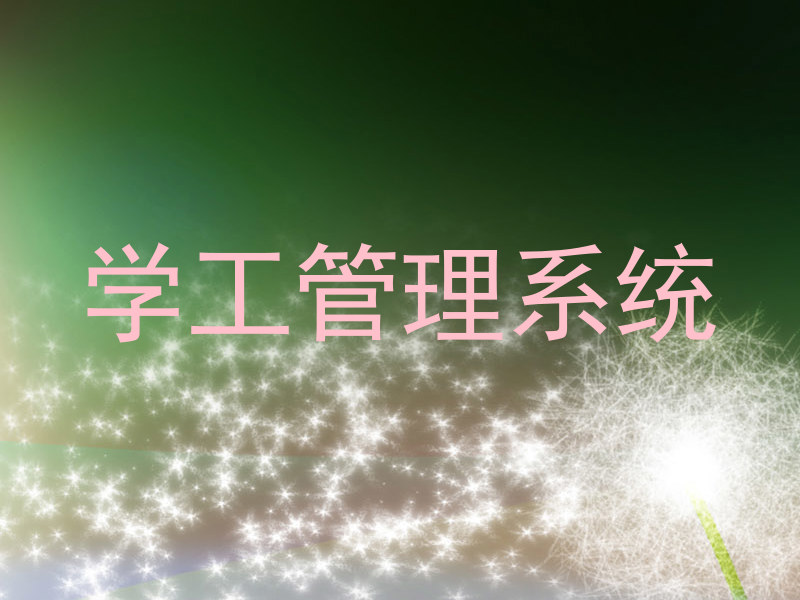 学工管理系统