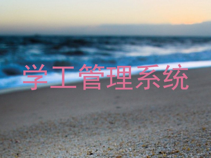 学工管理系统