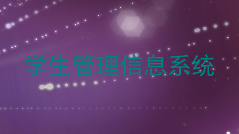 学生管理信息系统