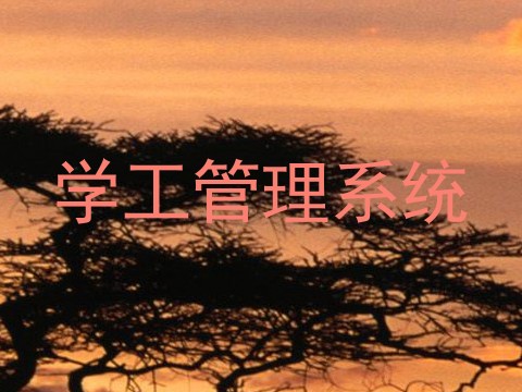 学工管理系统