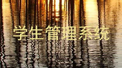 学生管理系统