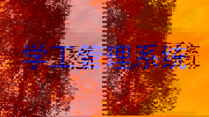 学工管理系统