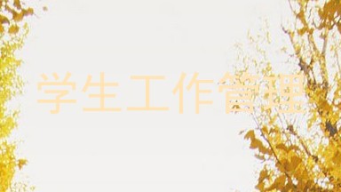 学生工作管理