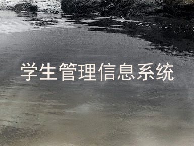 学生管理信息系统