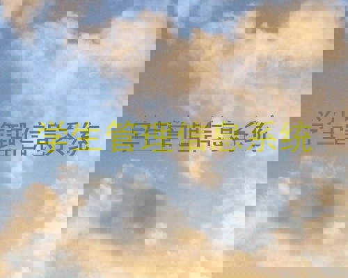 学生管理信息系统