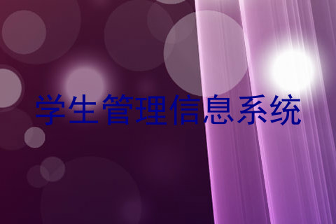 学生管理信息系统