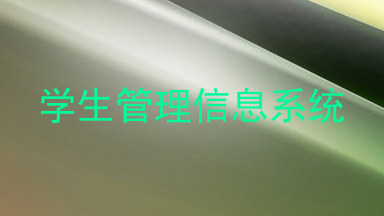 学生管理信息系统