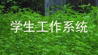 学生工作系统