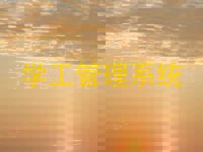 学工管理系统