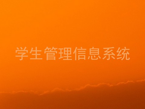学生管理信息系统