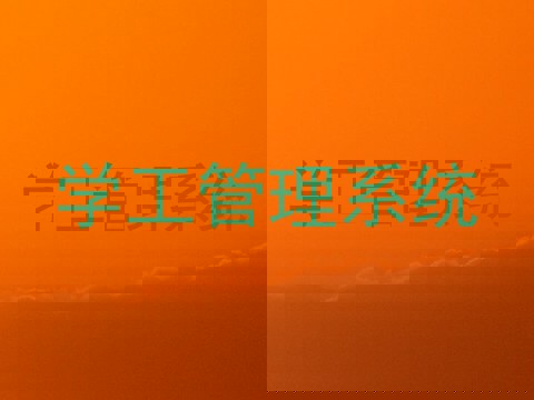 学工管理系统