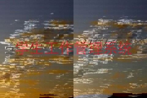 学生工作管理系统