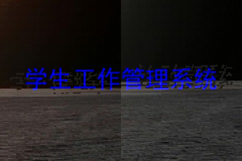 学生工作管理系统