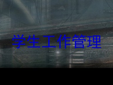 学生工作管理
