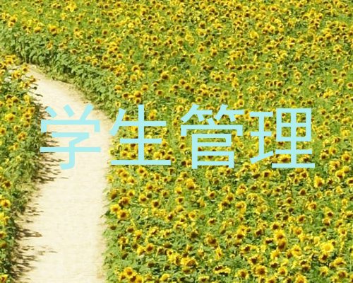学生管理