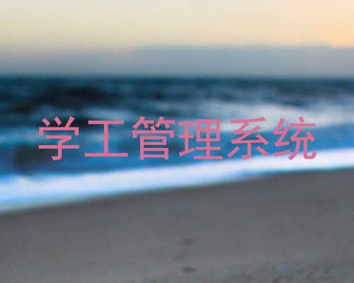 学工管理系统
