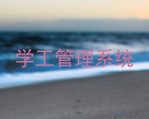 学工管理系统