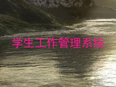 学生工作管理系统