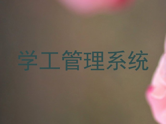学工管理系统