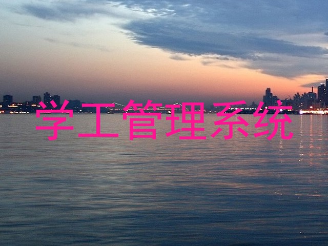 学工管理系统