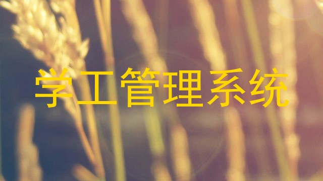 学工管理系统