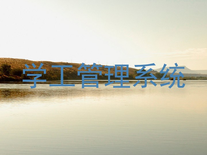 学工管理系统